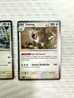 Pokemon TCG - COSMO FOIL PROMO Cards - Slaking + Vigoroth + Slakoth NM/M - Image 3