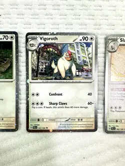 Pokemon TCG - COSMO FOIL PROMO Cards - Slaking + Vigoroth + Slakoth NM/M - Image 4