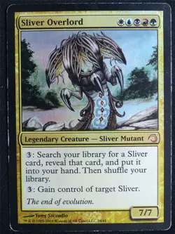 Sliver Overlord Foil Premium played - H09 - Mtg Card #5M3 - Image 1