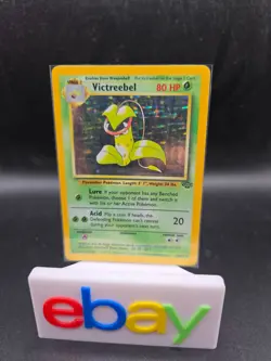 Victreebel Pokemon TCG Jungle Set Unlimited 14/64 Rare Holo Card, 1999 LP - Image 1