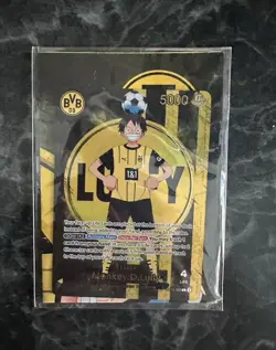BVB x One Piece Monkey D. Luffy Ruffy ST13-003 Promo Card Sealed Limited - Image 1