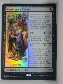 MTG Magic the Gathering Scavenger's Talent (111/427) Bloomburrow LP FOIL - Image 1