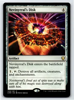 Nevinyrral's Disk R Commander Legends # 328 NM Normal - Image 1