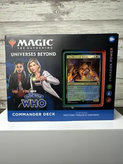 MTG Universes Beyond Doctor Who Commander Deck - Paradox Power - New! Sealed! - Image 1