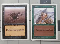 MTG ⭐ Unlimited ⭐ Sinkhole & Ice Storm ⭐ Vintage Legacy ⭐ - Image 1
