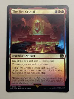 The Fire Crystal Final Fantasy Foil - Image 1
