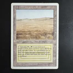 Magic The Gathering Savannah Revised Edition Heavily Played Dual Land - Image 1