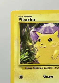 Pikachu 58/102 (HP) Common Base Set Unlimited 1996 WOTC Pokemon Card - Image 4
