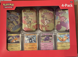 Pokemon TCG Scarlet & Violet 151 Mini Tin 4-Pack Sam’s Club New Factory Sealed - Image 1