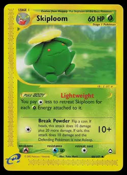 Pokemon Card - Skiploom Aquapolis 60/147 Non Holo - Image 1