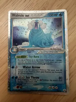 Pokemon Walrein EX 89/92 ex Legend Maker Holo Rare LP - Image 1