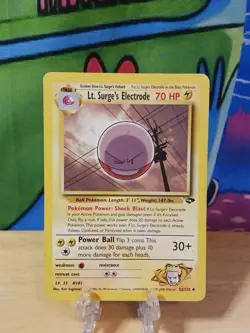 Pokemon Lt. Surge’s Electrode 52/132 Gym Challenge Set NM - Image 1