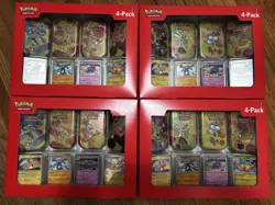 Pack 1 and Pack 2 Sams Club 151 Pokemon 4 Mini Tins + 4 Promos Bundle In Hand - Image 3