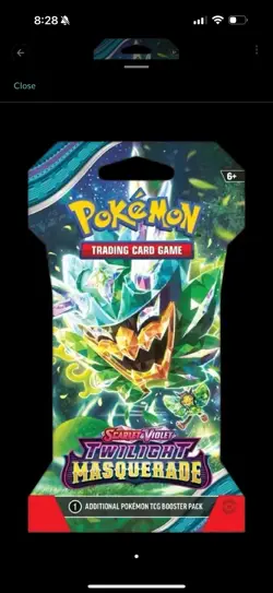 Twilight Masquerade Sleeved Booster Pack Pokemon TCG - Image 1