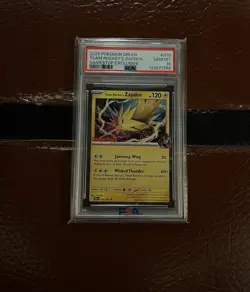 TEAM ROCKET'S ZAPDOS 2025 POKEMON DESTINED GAMESTOP EXCLUSIVE PSA 10 - Image 1