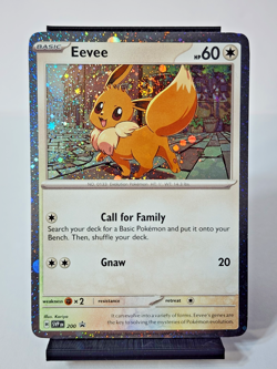 Pokemon TCG Destined Rivals - Eevee SVP 200 Checklane Blister Promo (Cosmo Holo) - Image 1