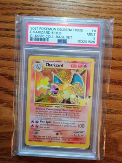 2021 Pokemon Charizard-Holo #4/102 PSA 9 Celebrations Classic Collection - Image 1