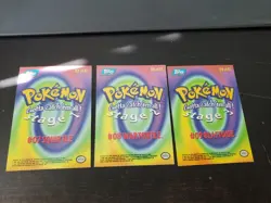 Topps Chrome Pokemon Squirtle Line Complete Set of 3 - Image 2