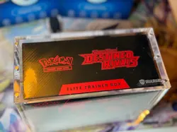 Pokemon TCG - Destined Rivals ETB Elite Trainer Box - Sealed WITH Acrylic Case - Image 2