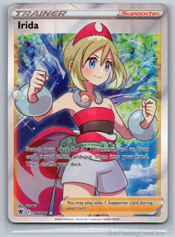 Pokemon Irida 186/189 Astral Radiance Ultra Rare Full Art Holo NM - Image 1