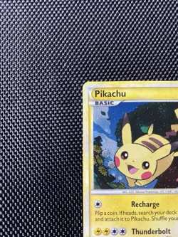 Pikachu HGSS03 Swirl Pokemon TCG: 2010 HGSS Black Star Promo NM - Image 3