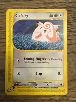 Pokemon TCG - Clefairy 101/165 - Expedition 2002 - WOTC VINTAGE - MINT CONDITION - Image 1