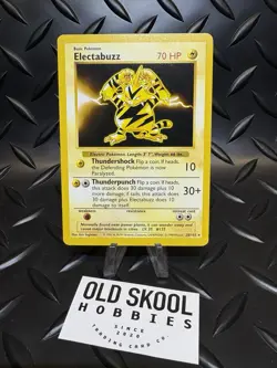 Pokemon WOTC Base Set Shadowless ~ Electabuzz Rare 20/102 ~ NM/MINT - Image 1