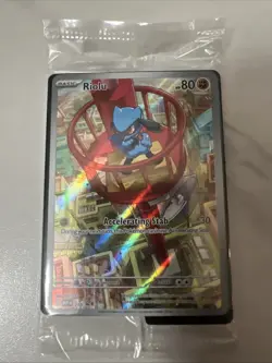 Pokemon TCG Riolu Illustration 010 Black Star Promo Mega Evolution Sealed NM - Image 1