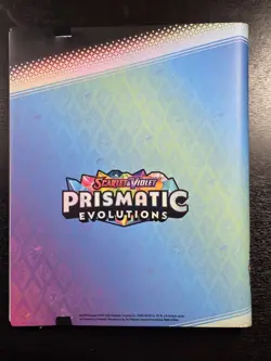 Pokemon TCG - Prismatic Evolutions Binder - NEW - Binder Only - Image 2