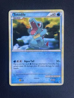 Pokemon TCG Totodile Call of Legends 74/95 Regular Common - LP - Image 1