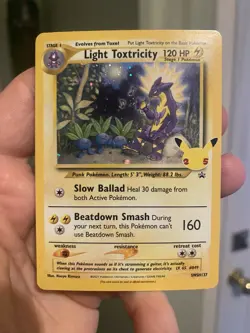 Light Toxtricity - SWSH137 - Holo Promo Pokemon Sword & Shield NM - Image 1