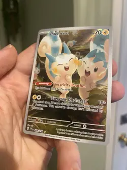 Pachirisu 208/198 Scarlet & Violet Base Illustration Rare Pokemon TCG NM - Image 5
