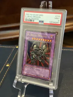 2002 Yu-Gi-Oh: Metal Raiders #MRD-018 Black Skull Dragon PSA 9 - Image 4