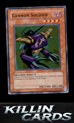 Cannon Soldier DB2-EN061 Super Rare Dark Beginning 2 YuGiOh Card LP - Image 1