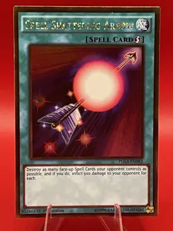 Spell Shattering Arrow PGL3-EN082 Premium Gold: Infinite Gold 1st Edition - Image 1