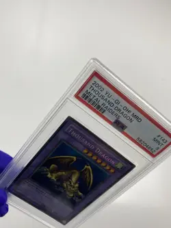 Yu-Gi-Oh PSA 9 MRD-143 Thousand Dragon Secret Rare 2003 - Image 3