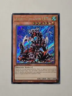 Yugioh - Armed Dragon LV7 - 1st Edition - Secret Rare NM/M (A171) - Image 1