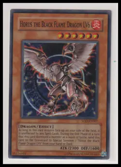 Horus the Black Flame Dragon LV6 Soul of the Duelist #SOD-EN007 - Image 1