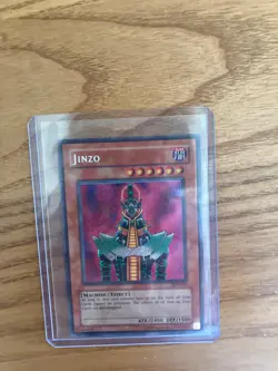 2003 Yu-Gi-Oh! Jinzo - Secret Rare - BPT-011 PSA 5 - Image 1