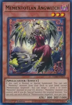 Yugioh! Mementotlan Angwitch - VASM-EN005 - Ultra Rare - 1st Edition Near Mint, - Image 1