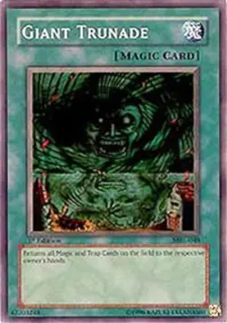 Yugioh! LP Giant Trunade - MRL-048 - Super Rare - Unlimited Edition Lightly Play - Image 1