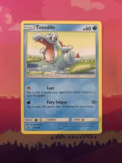 Pokemon Card Totodile Dragon Majesty Common 22/70 Near Mint - Image 1