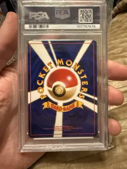 1997 P.M. Japanese Team Rocket #9 Dark Blastoise Holo Pokemon Card PSA 9 MINT - Image 2