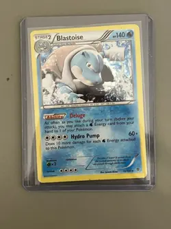 Pokemon TCG Blastoise Holo Rare Card 16/101 Plasma Blast Cosmos - Image 1