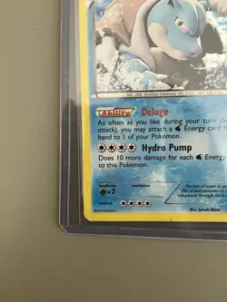 Pokemon TCG Blastoise Holo Rare Card 16/101 Plasma Blast Cosmos - Image 4