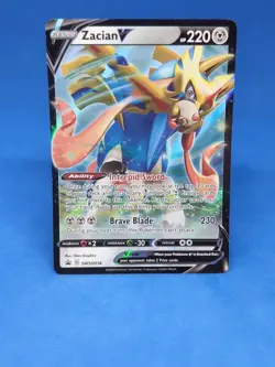 Zacian V SWSH018 SWSH: Sword & Shield Promo Cards Holo - Image 1