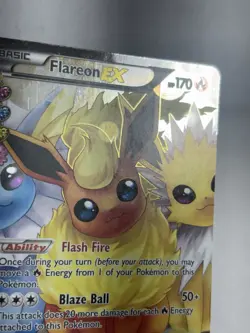 Flareon EX (Full Art) RC28/RC32 Generations: Radiant Collection Pokemon Card - Image 3