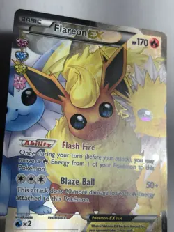 Flareon EX (Full Art) RC28/RC32 Generations: Radiant Collection Pokemon Card - Image 5