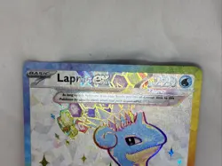 Pokemon TCG Lapras EX Holo Card Stellar Crown Series 158/142 Sv07 - Image 2