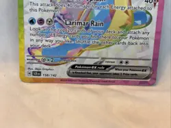 Pokemon TCG Lapras EX Holo Card Stellar Crown Series 158/142 Sv07 - Image 3